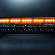 Scheinwerfer Hella Luminator LED Chromium 25 mit Positionslicht HS